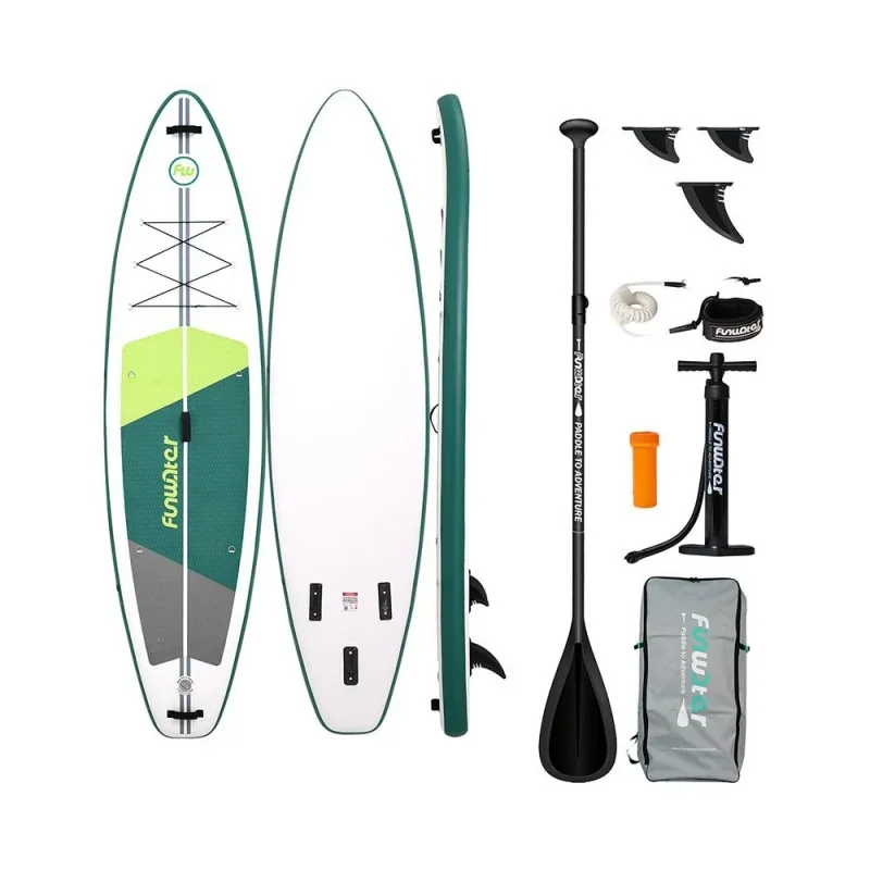 Надувна SUP-дошка FunWater SUPFW69A 335 см зелено-біла