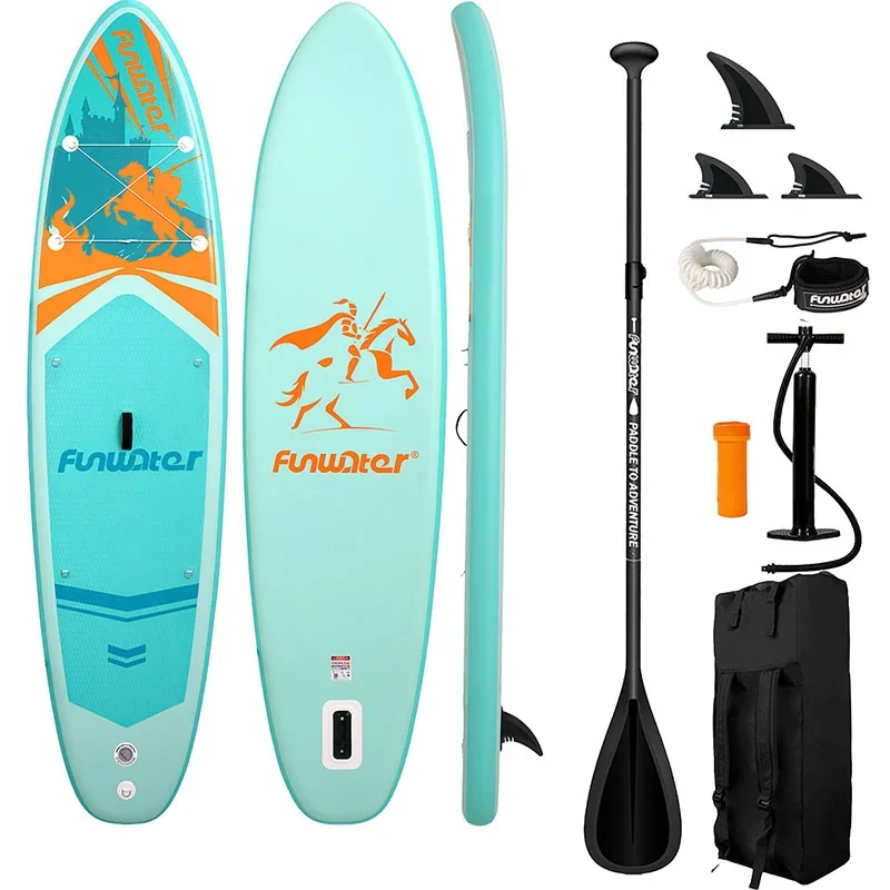 SUP-дошка надувна FunWater SUPFW70A 3,5 м бірюзова