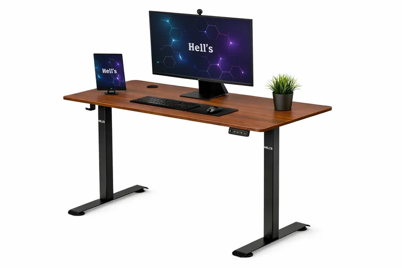 Стіл Hell's Chair Canyon Walnut електричний 140x70 см, горіховий