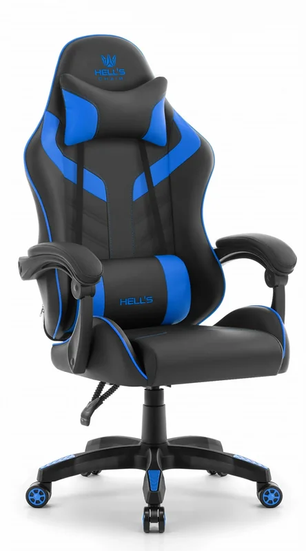 Геймерське крісло Hell's Chair HC-1007 Blue Black, 150 кг