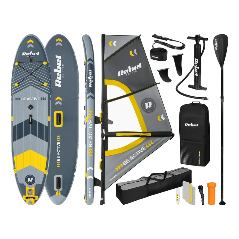 Надувна SUP-дошка Rebel ACTIVE RBA-4513 для віндсерфінгу з вітрилом
