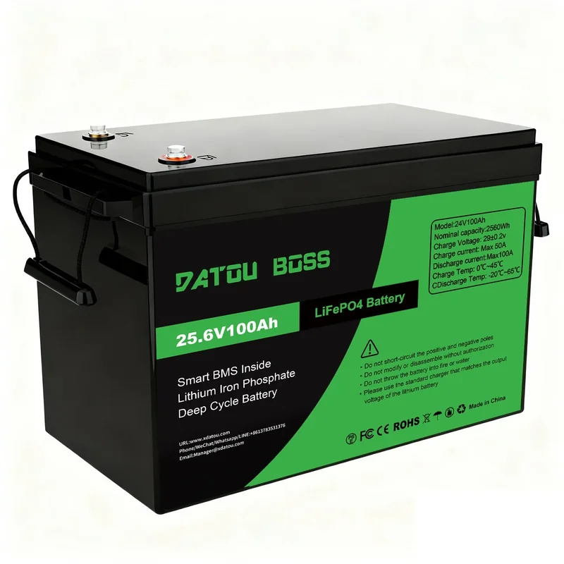 Акумулятор LiFePO4 DATOU BOSS 24V 100Ah з BMS для сонячних систем та ДБЖ