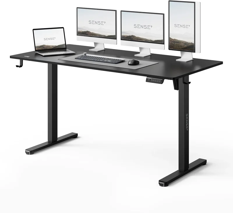 Геймерський стіл SENSE7 Nojo LIGHT 140 см x 70 см ( Black )