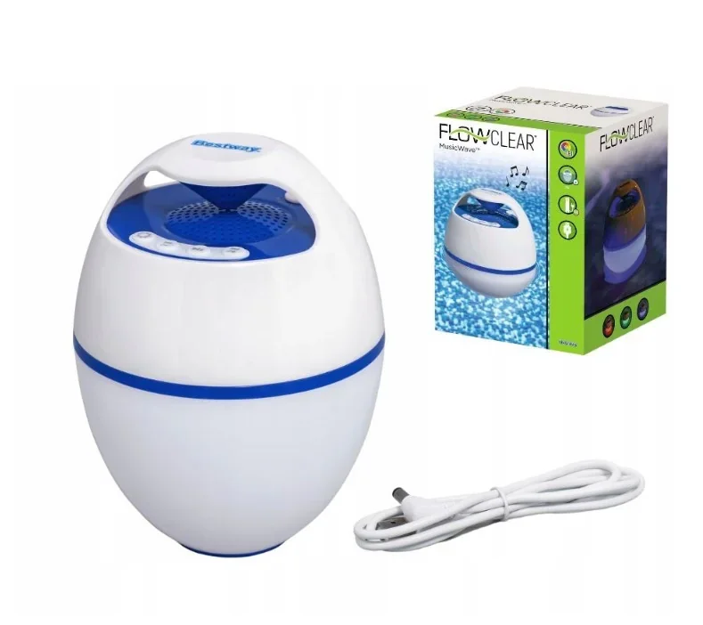 Плаваюча світлодіодна Bluetooth колонка Bestway 58700