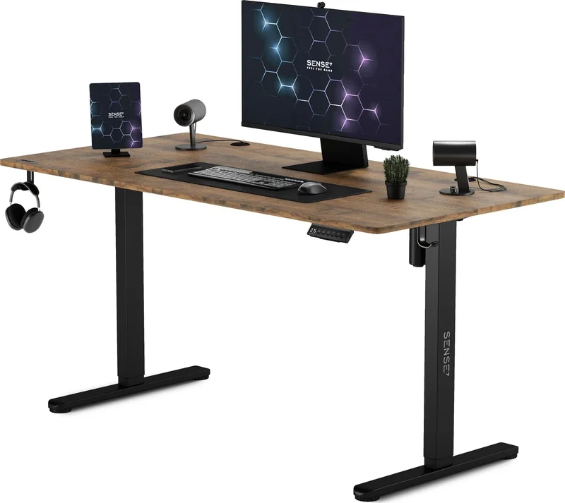 Ігровий стіл SENSE7 Nojo Wenge 140x70 см з регулюванням висоти
