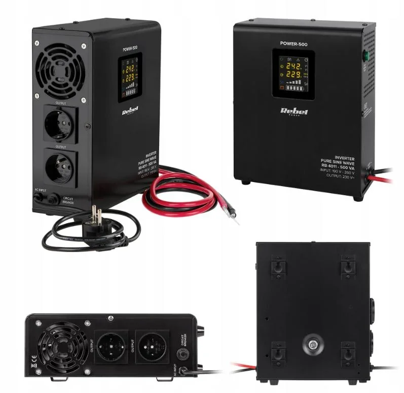 Джерело безперебійного живлення Rebel Power 500 12V/230V RB-4011