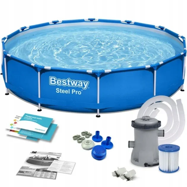 Каркасний басейн Bestway 56681 366x76 см з насосом і фільтром
