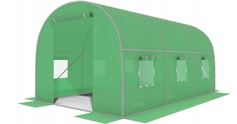 Теплиця садова FunFit 4×2,5×2 м, 10 м², каркас 19 мм