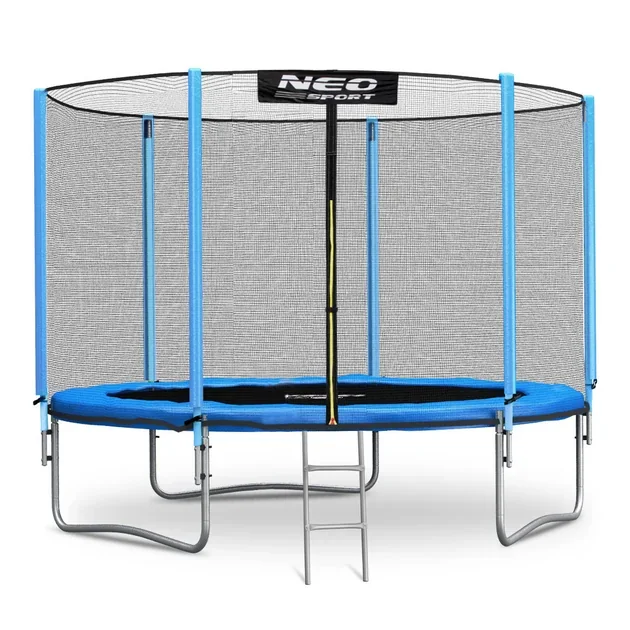 Батут Neo-Sport 8ft 252 см з драбинкою та сіткою