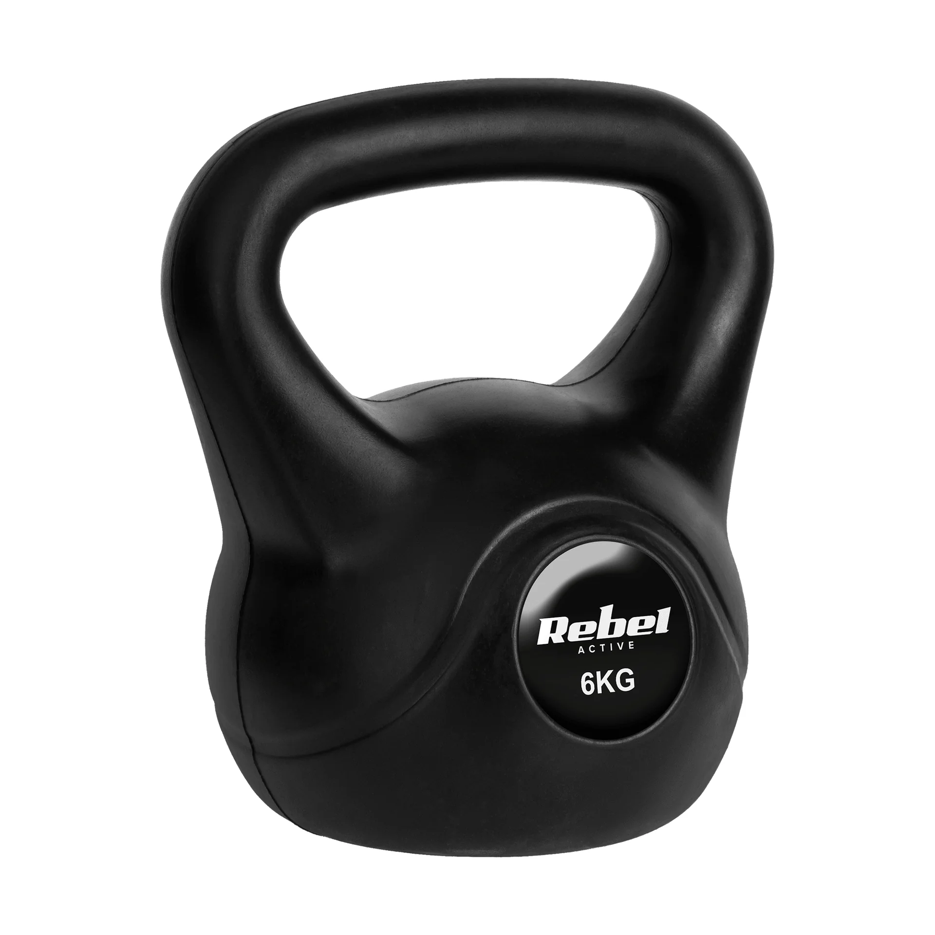 Гіря бітумінозна Rebel Active 6 кг для силових вправ