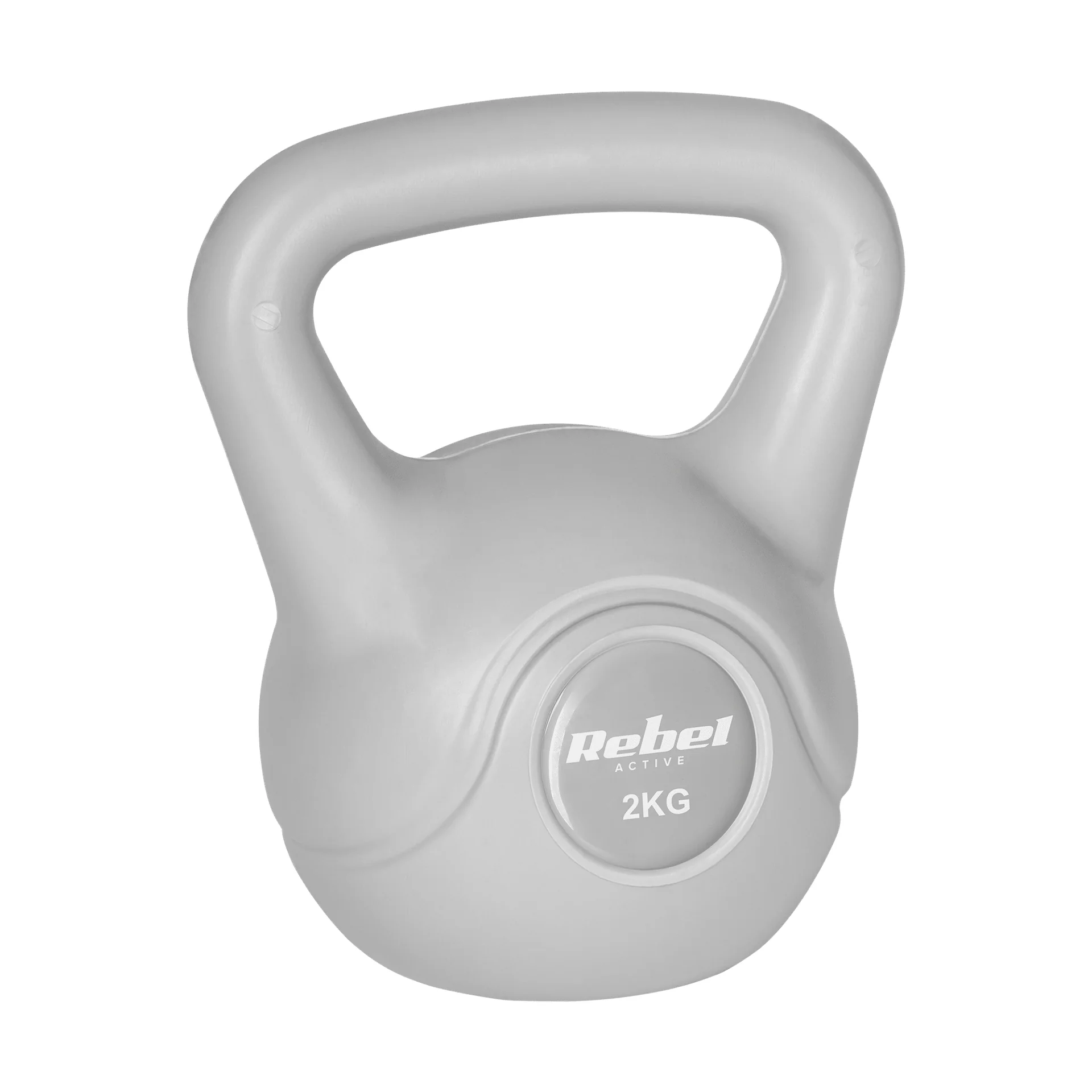 Гіря бітумінозна Rebel ACTIVE 2 кг з ергономічною ручкою та плоским дном