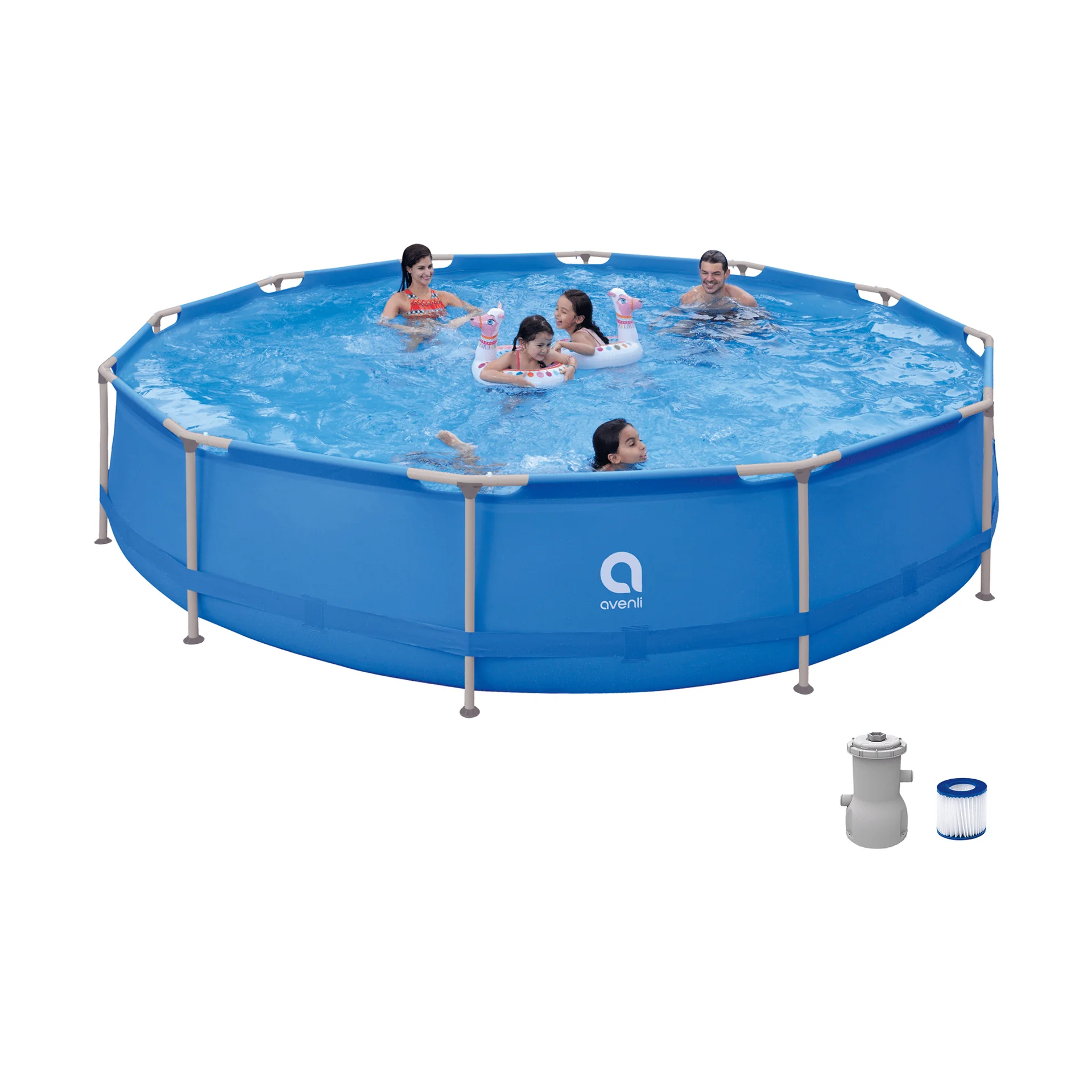 Каркасний басейн Avenli 427x84 см з фільтром та ремкомплектом