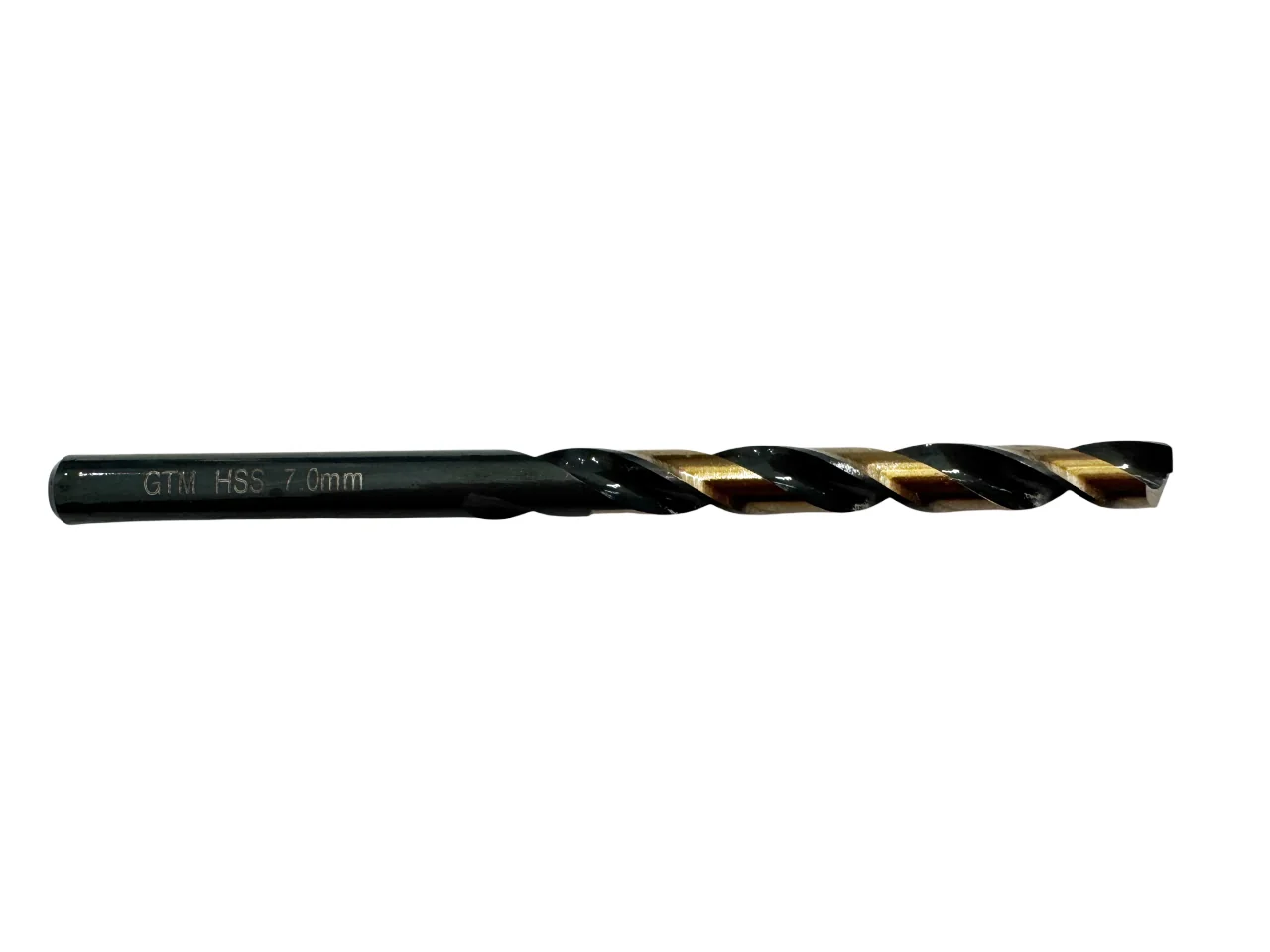 Свердло GTM HSS 7,0 мм TiN, Split Point, циліндричний хвостовик