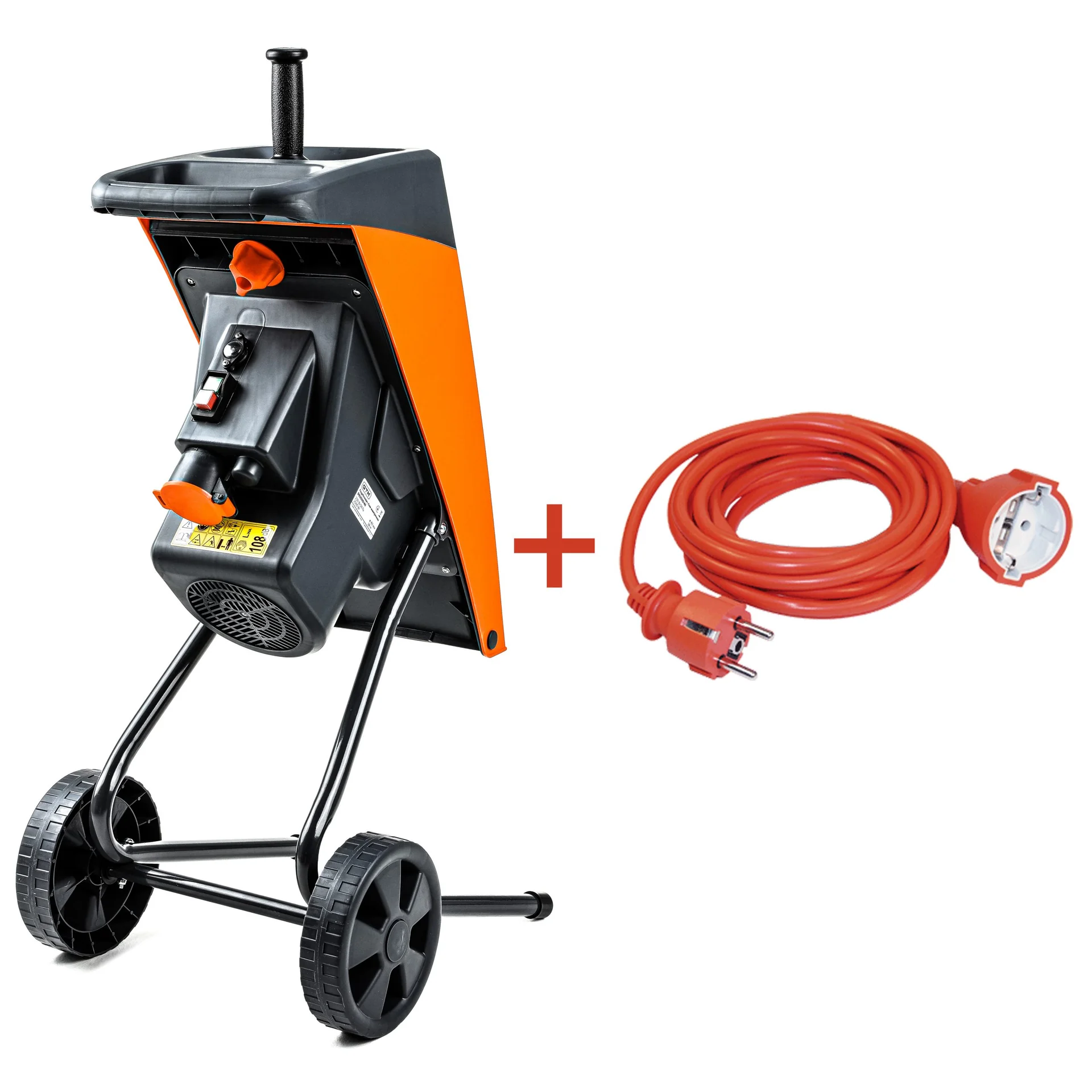 Садовий подрібнювач GTM DS2500/40 KIT 2500 Вт, гілки до 40 мм