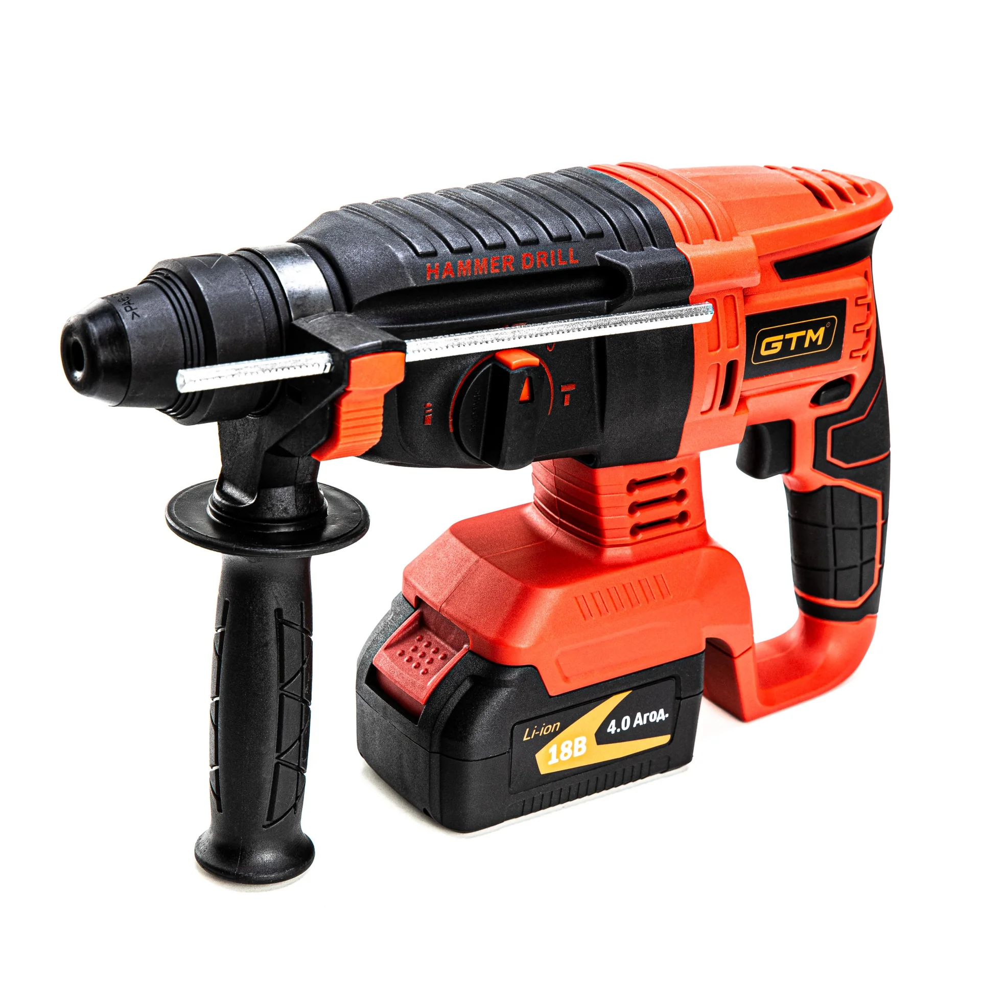 Акумуляторний перфоратор GTM RHC18/26BL 18 В SDS-Plus