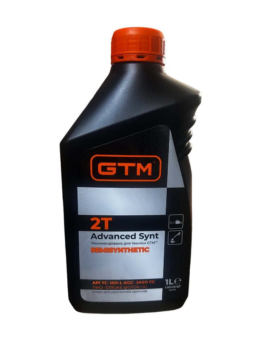 Олива GTM Advanced Synt 2T 1 л для 2-тактних двигунів