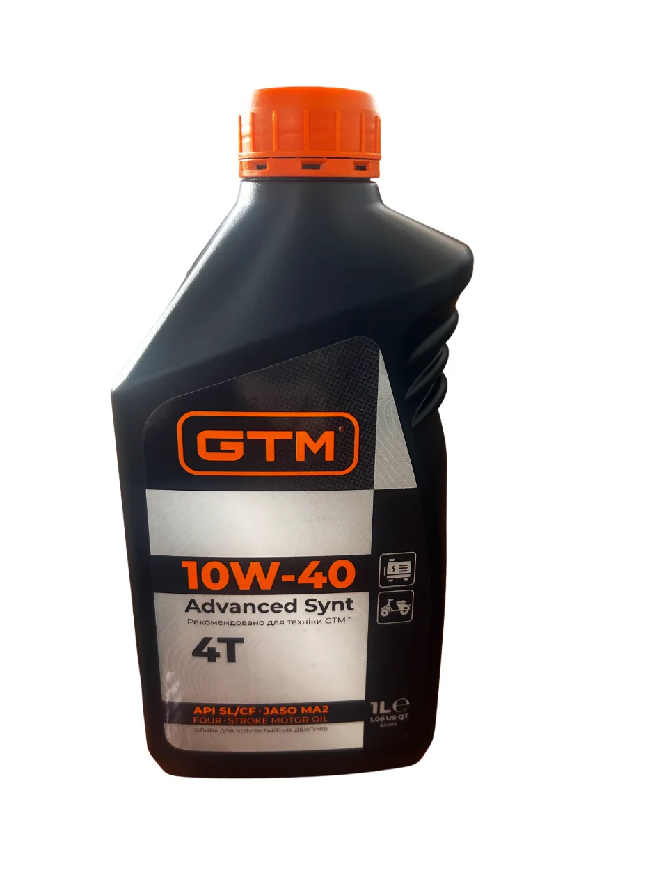 Моторна олива GTM Advanced Synt 10W-40 для 4-тактних двигунів 1 л
