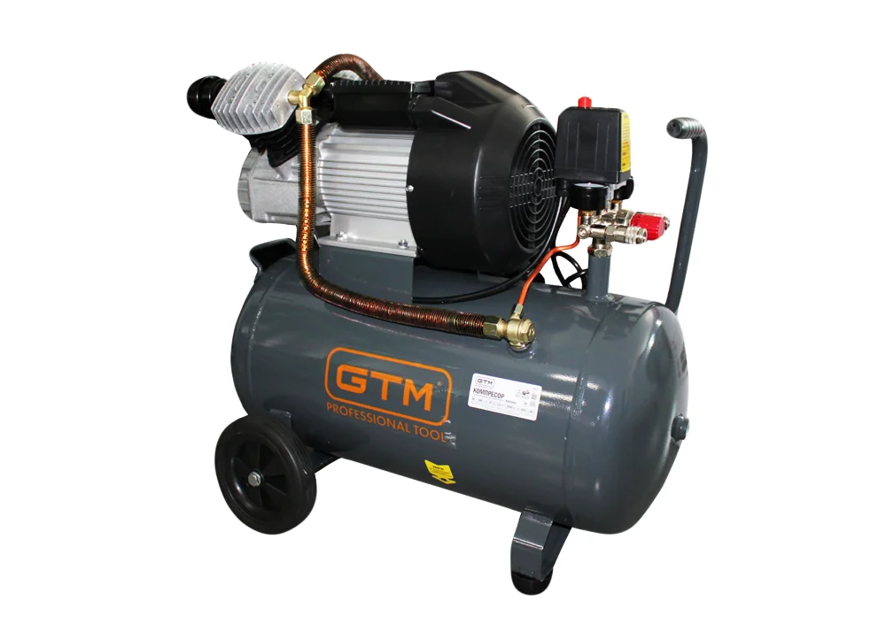 Поршневий компресор GTM KAV3050 50 л, 2.2 кВт, 8 бар
