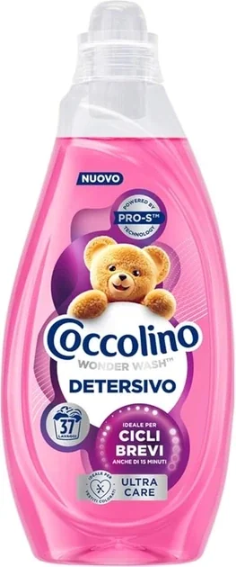 Coccolino парфумований гель для прання 1.48л.(37прань) Ultra Care (короткий цикл прання 15хв.) 4шт/ящ