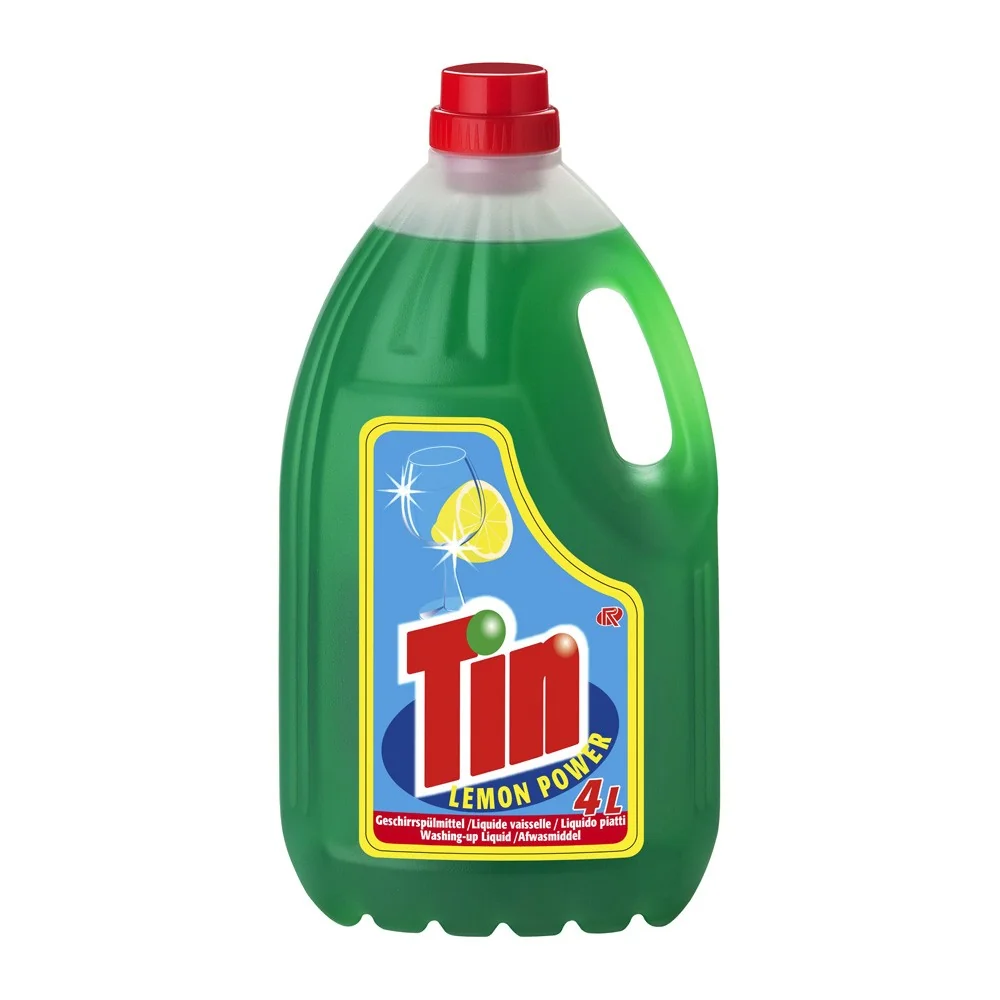 Миючий засіб для посуду Tin Fresh Lemon 4 л, лимон