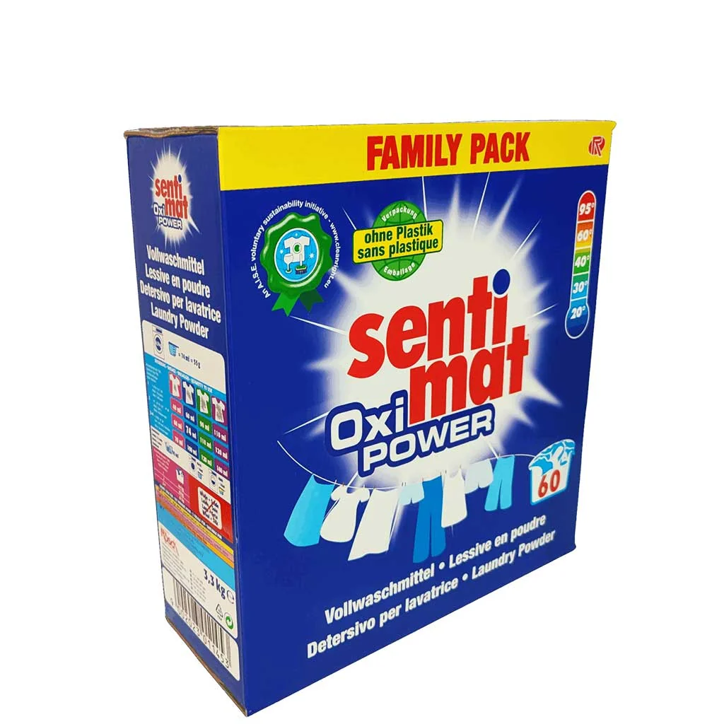Пральний порошок Sentimat Oxi Power 3.3 кг, 60 прань
