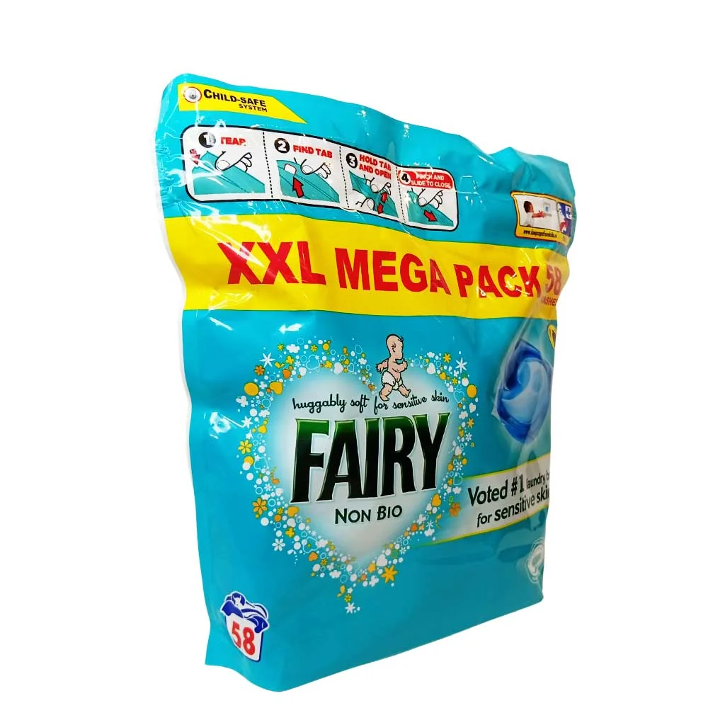Капсули для прання дитячої білизни FAIRY Non-Bio, 58 шт
