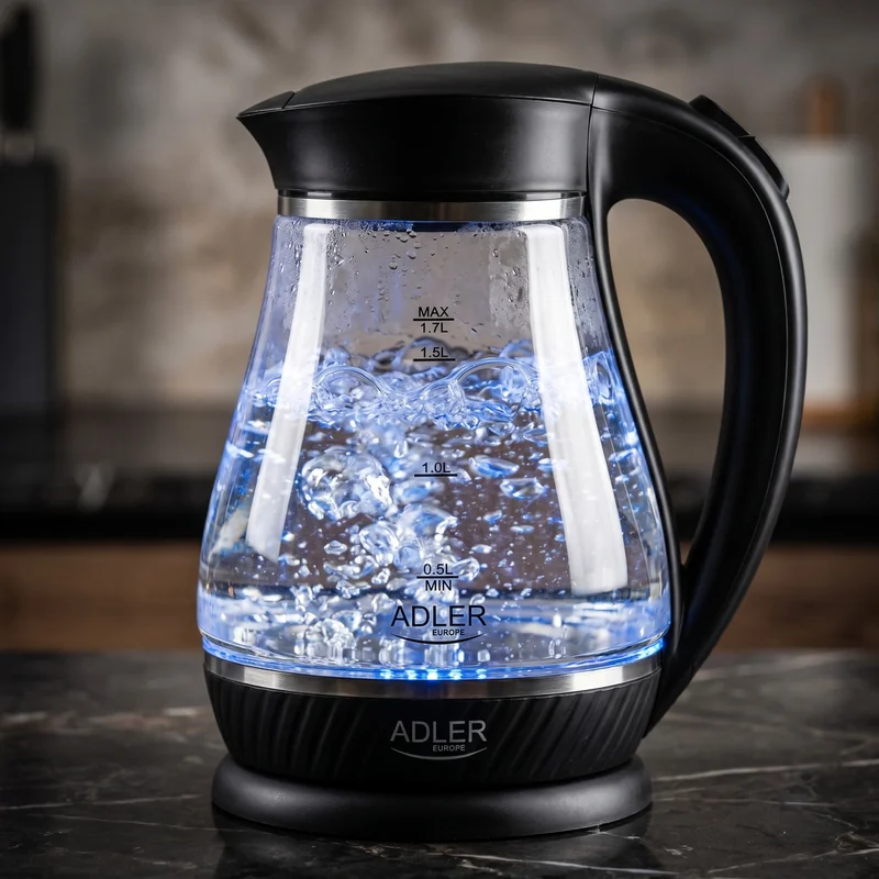 Електрочайник Adler AD 1274 Black 1,7 л 2200 Вт