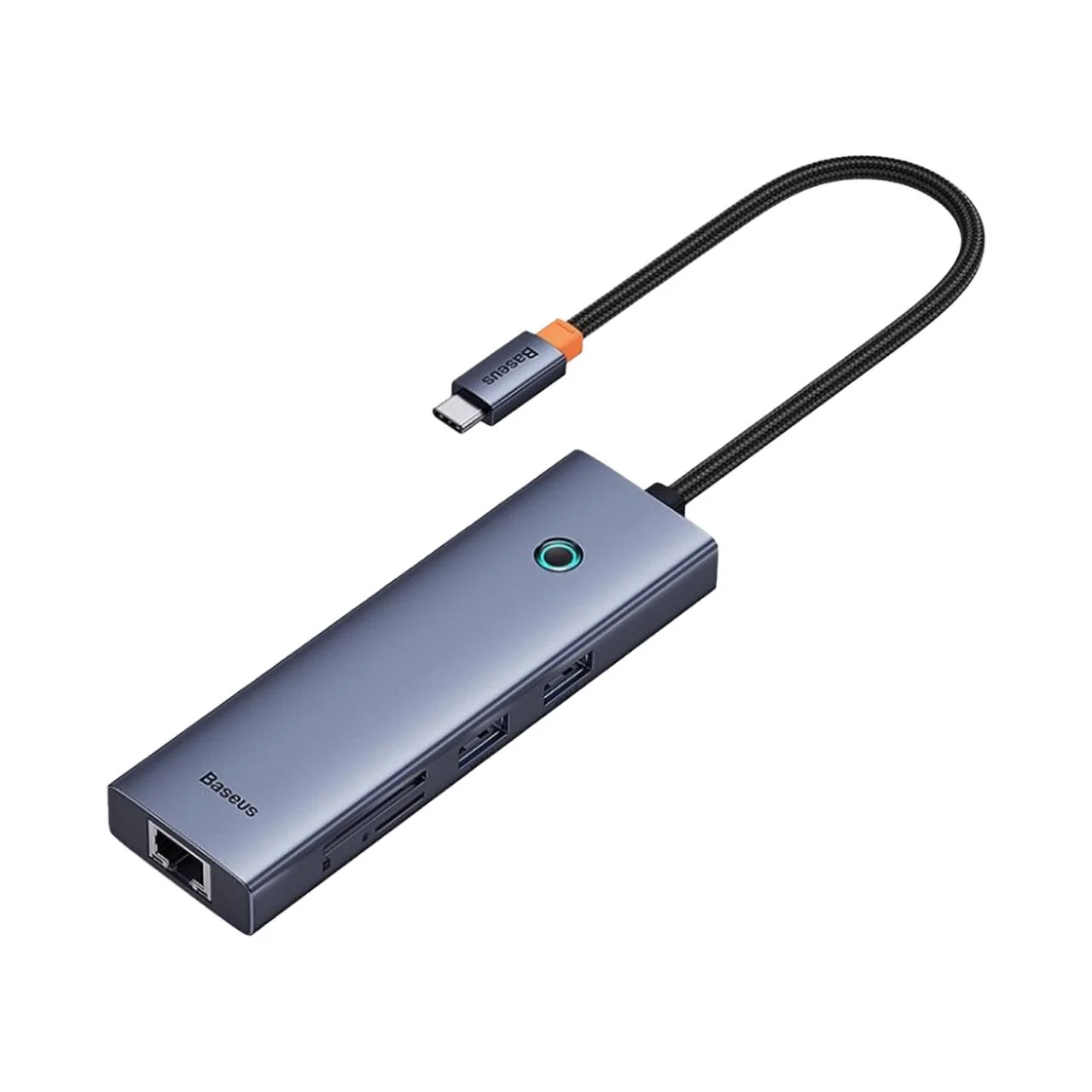 USB-хаб Baseus Flite 7-в-1 Type-C, HDMI 4K 60 Гц, 100 Вт