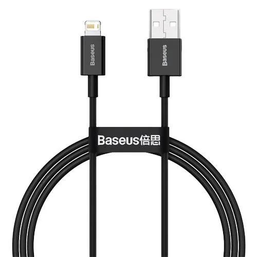 Кабель Baseus Superior USB 2.0 to Lightning 2.4A 1 м чорний