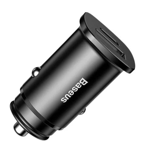 Автомобільний зарядний пристрій Baseus Square A+C 30W QC4.0 PD3.0