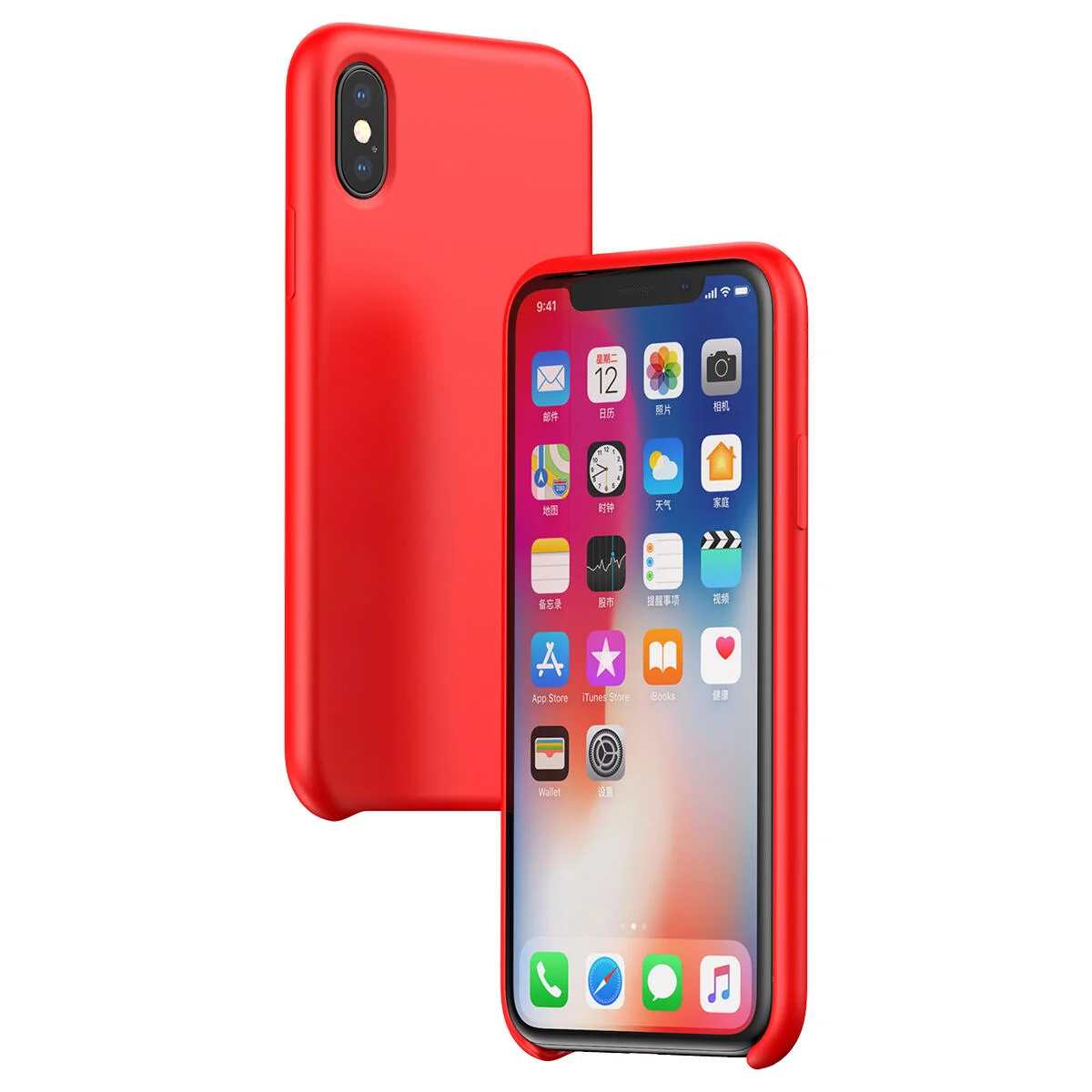 Чохол Baseus LSR для iPhone Xs Max Red WIAPIPH65-ASL09