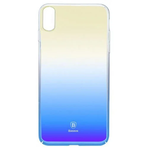 Чохол Baseus Glaze для iPhone X/Xs, прозорий blue