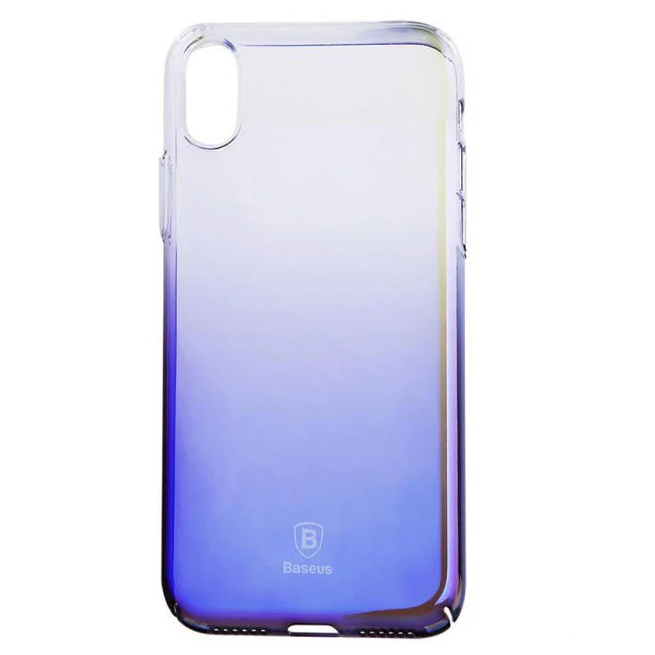 Чохол Baseus Glaze Purple для iPhone X/Xs, полікарбонат
