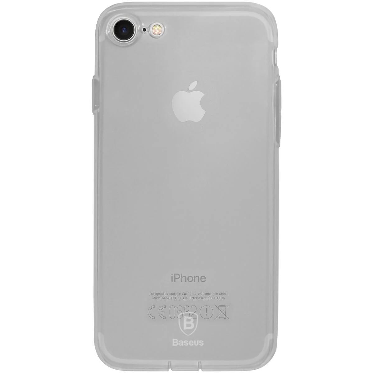 Чохол Baseus Simple Pluggy Clear для iPhone SE 2020/8/7