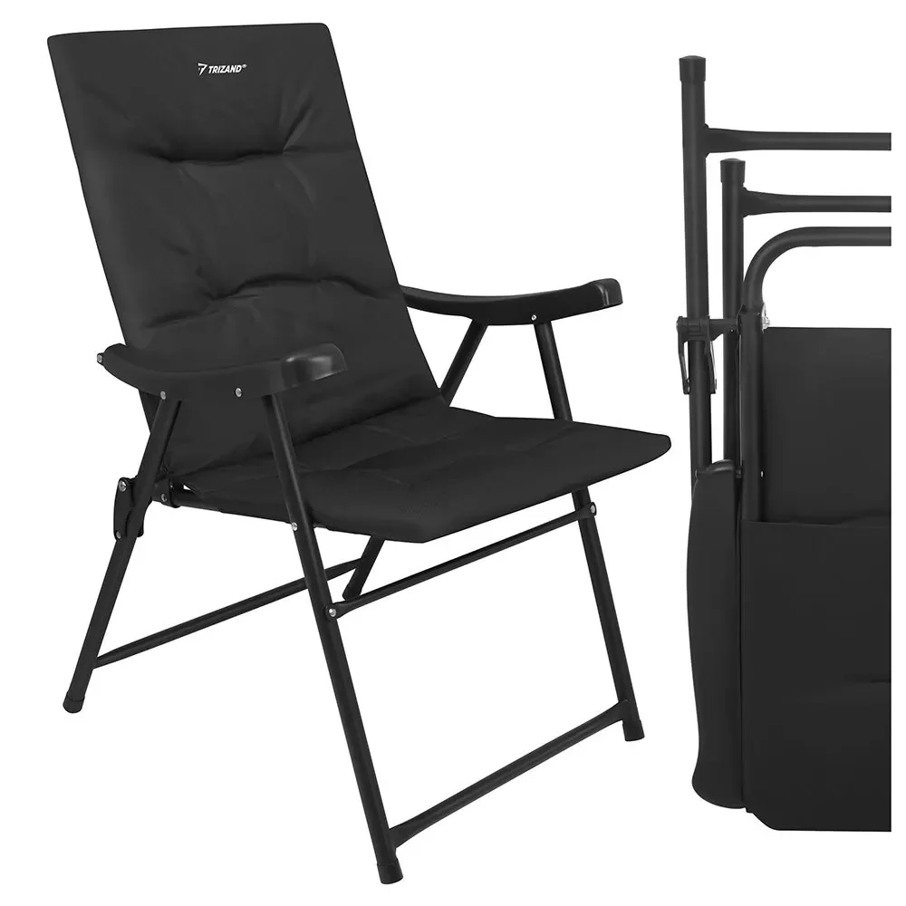 Складне туристичне крісло Trizand 59×70×91 см до 120 кг з посиленим сидінням