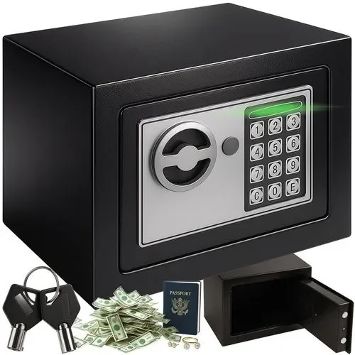 Електронний сейф Ruhhy 26101 зі сталевим корпусом 23x17x17,5 см
