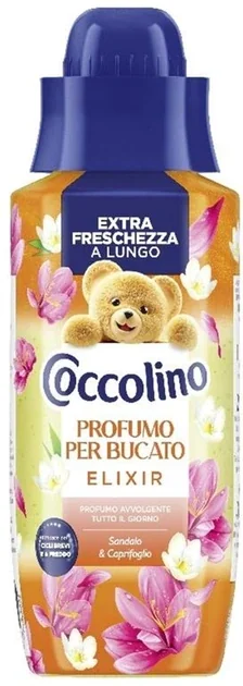 Еліксир для прання Coccolino Сандал 342 мл — стійкий аромат сандалового дерева