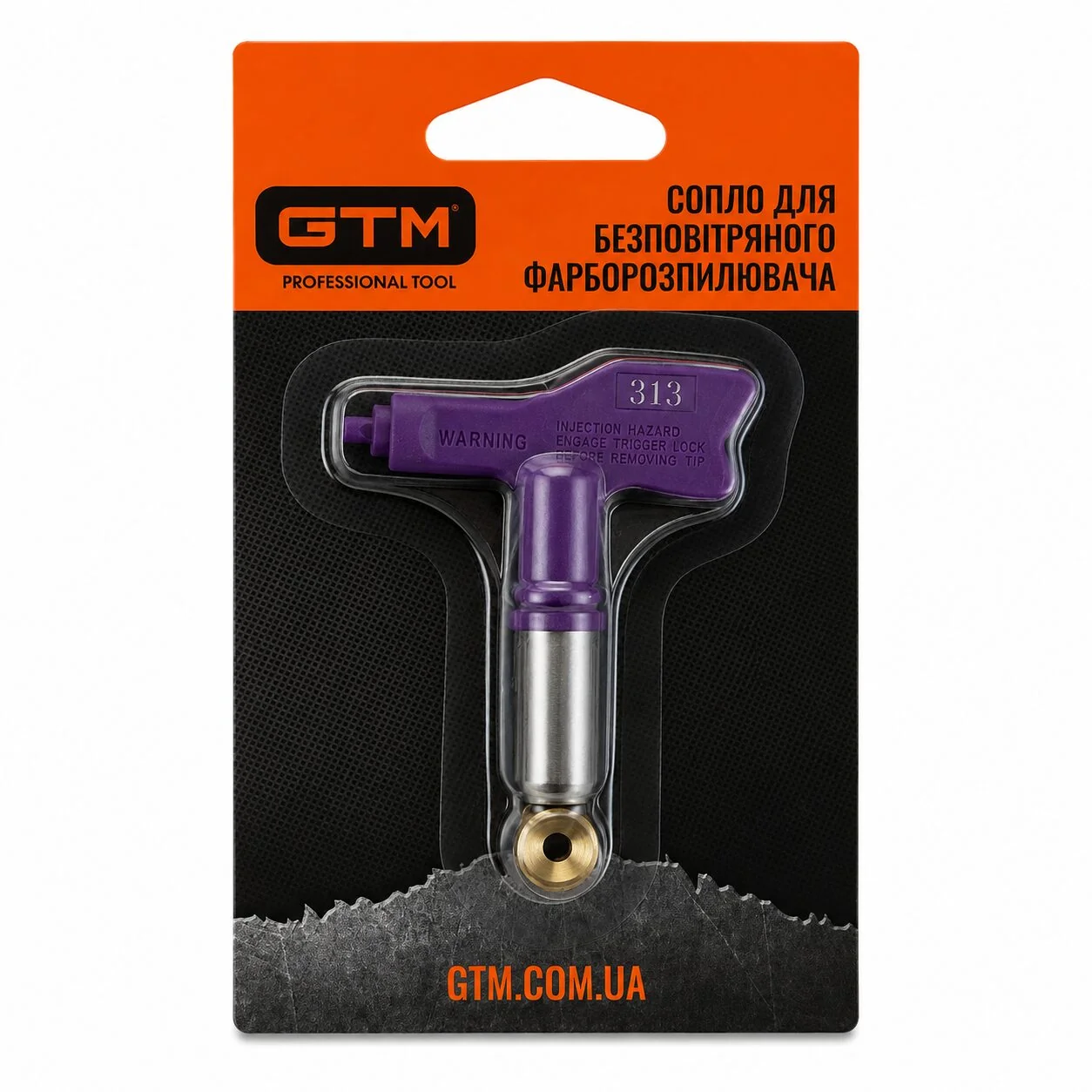 Сопло GTM N-ASG-1500/710 313 для Airless 0,013" 150 мм