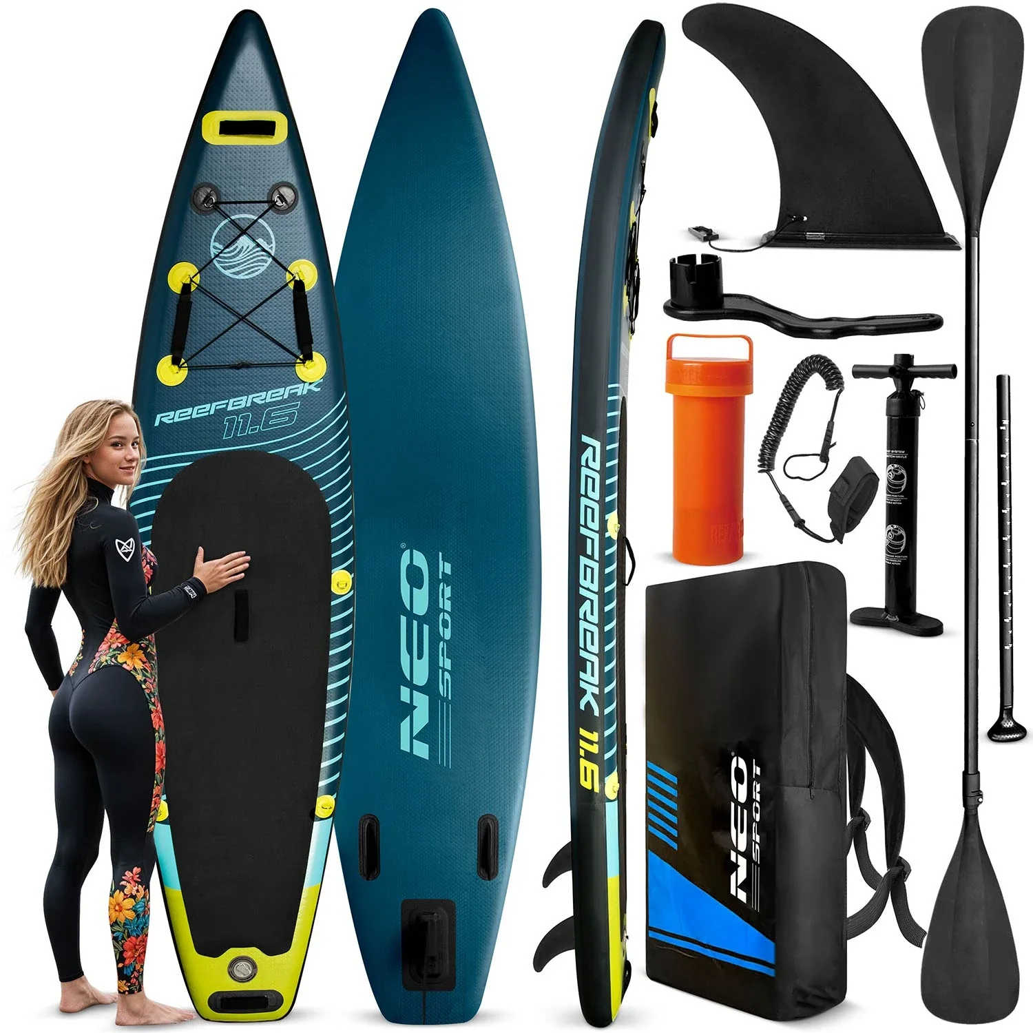 SUP-дошка Neo-Sport Reefbreak 11.6 350 см, вантаж 150 кг