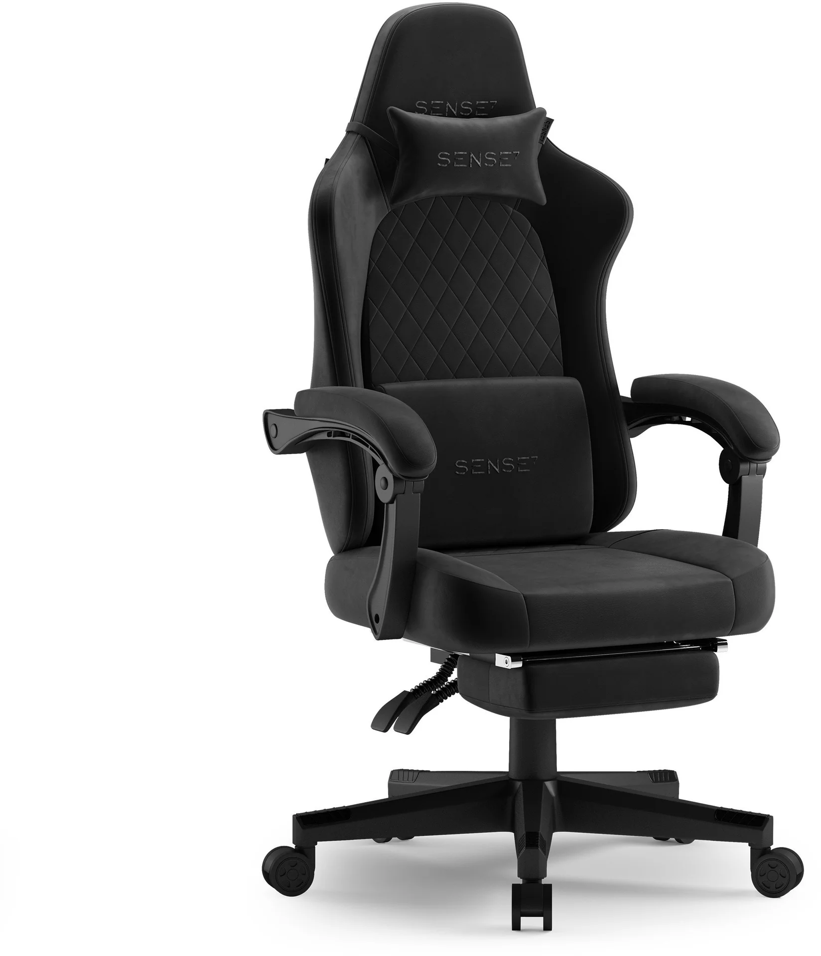 Крісло SENSE7 DEVON чорна алькантара, 90-135°