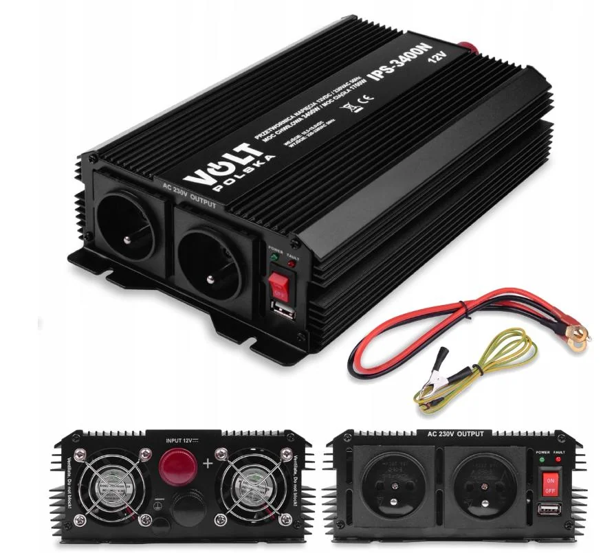 Перетворювач напруги Volt Polska IPS-3400N 12V/230V 1700/3400W USB