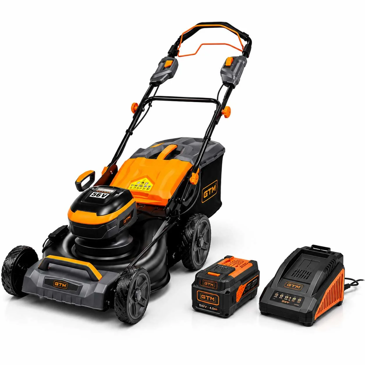Акумуляторна газонокосарка GTM LM56/480SP-V KIT 56В, 48 см