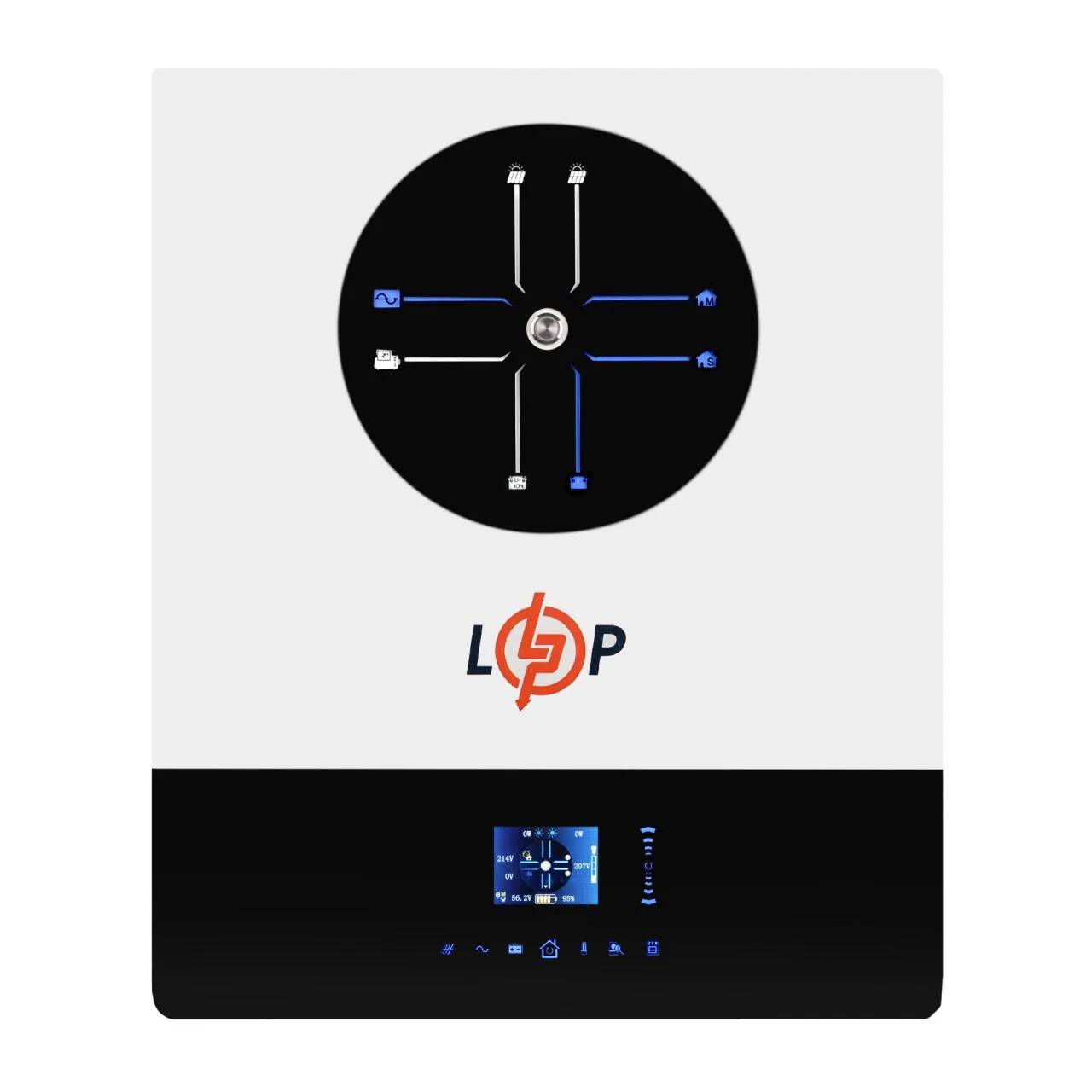 Гібридний сонячний інвертор LogicPower LPW-MAXII-ULTRA 11000VA 48V