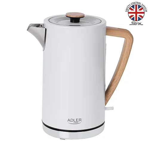 Електрочайник Adler AD 1347 White 1,7 л STRIX