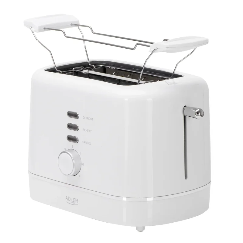 Тостер Adler AD 3224 White двоскибковий білий