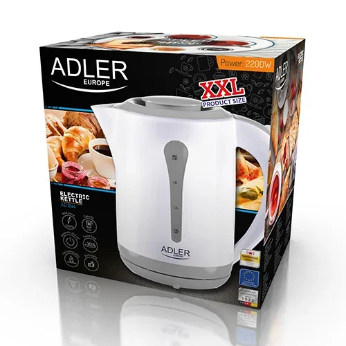 Електрочайник Adler AD 1244 White 2,5 л