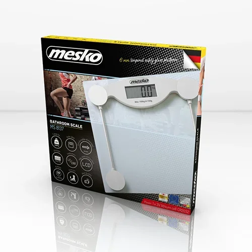Електронні ваги підлогові Mesko MS 8137 150 кг скло