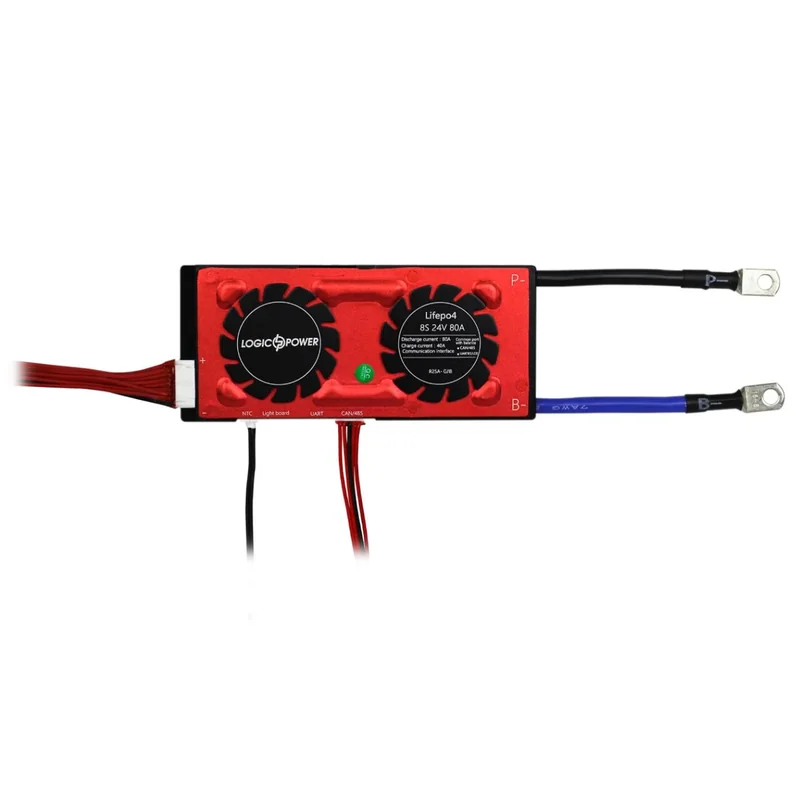 Smart BMS LogicPower LP LiFePO4 24V 8S 80A/40A з UART RS485 CAN