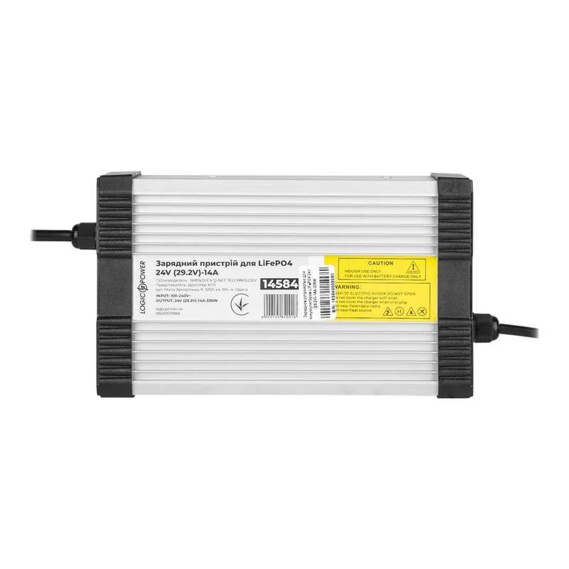 Зарядний пристрій LogicPower для LiFePO4 24V 29.2V 14A 336W