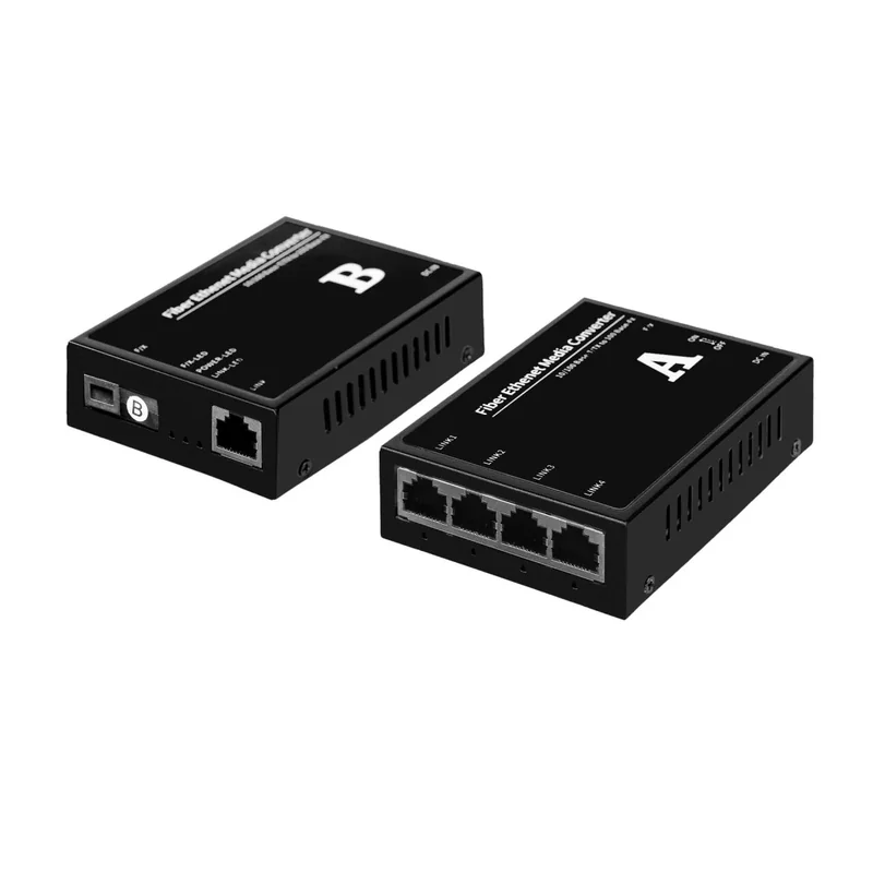 Медіаконвертор GreenVision GV-1004G/GV-1001F 1000 Мбіт/с 20 км